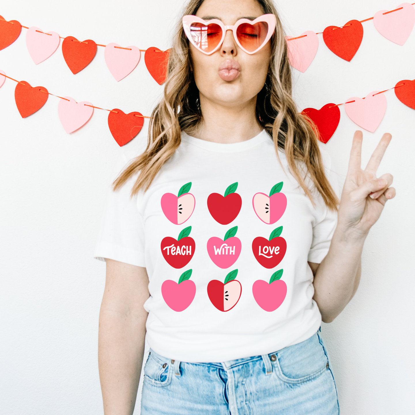 Teach With Love White tshirt